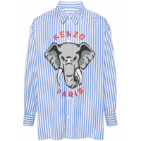 Kenzo Chemise 'Elephant Striped' pour Hommes