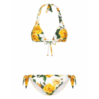 Dolce & Gabbana 'Rose Triangle' Bikini Set für Damen