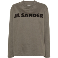Jil Sander 'Logo' Langärmeliges T-Shirt für Damen