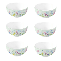 Easy Life Set 6 Porcelain Bowl Floraison