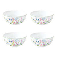 Easy Life Set 4 Porcelain Bowl Floraison