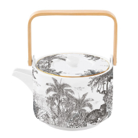 Easy Life Porcelain Teapot 800ml Rain Forest