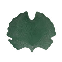 Easy Life Porcelain Leaf 35x29cm Ginko Shape in Color Box Tropical Leaves