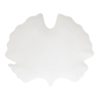 Easy Life Porcelain Leaf 35x29cm Ginkgo Shape in Leaves Color Box