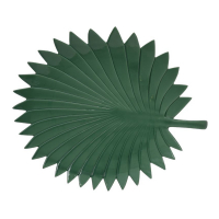 Easy Life Porcelain Leaf 35x29cm Palm Shape in Color Box Tropical Leaves