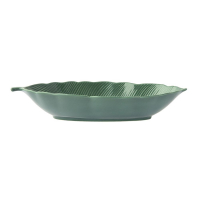 Easy Life Porcelain Leaf Bowl in Tropical Leaves Color Box