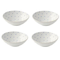 Easy Life Set Of 4 Porcelain Soup Plate Elegance