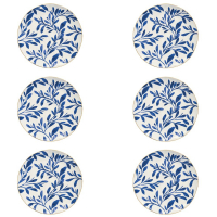 Easy Life Set Of 6 Porcelain Side Plate Elegance - Vers.B
