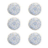 Easy Life Set Of 6 Porcelain Side Plate Elegance