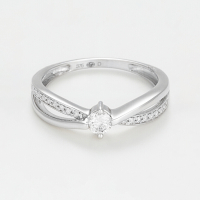 Atelier du diamant Women's 'Joli Petit Solitaire' Ring