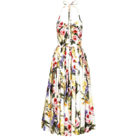 Dolce & Gabbana Women's 'Garden-Print' Midi Dress
