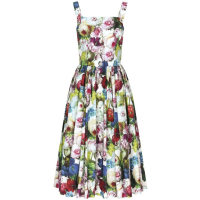 Dolce & Gabbana Women's 'Floral-Print' Midi Dress