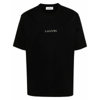 Lanvin Men's 'Logo-Embroidered' T-Shirt