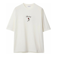 Burberry T-shirt 'Rose Flocked' pour Hommes
