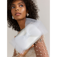 New York & Company Pochette 'Embellished Bow' pour Femmes