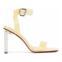 New York & Company Women's 'Lucite Heel' Ankle Strap Sandals
