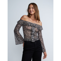 New York & Company Women's 'Floral' Off the shoulder top