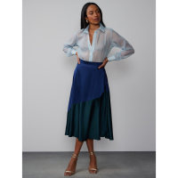 New York & Company Women's 'Bias Cut' Midi Skirt