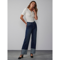 New York & Company Jeans 'Cuffed' pour Femmes