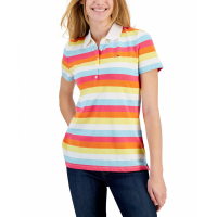 Tommy Hilfiger Women's 'Colorful Stripes' Polo Shirt