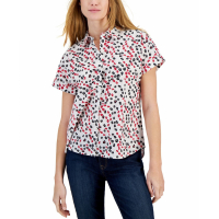 Tommy Hilfiger Chemise à manches courtes 'Ditsy-Floral' pour Femmes