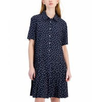 Tommy Hilfiger 'Polka-Dot Pleated' Hemdkleid für Damen