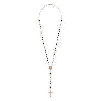 Dolce & Gabbana Men's 'Gemstone-Embellished Rosary' Necklace