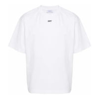 Off-White T-shirt 'Logo-Embroidered' pour Hommes