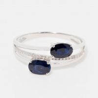 Diamond & Co 'Duo De Saphirs' Ring für Damen