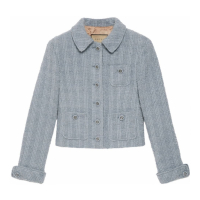 Gucci 'Interlocking G-Buttons Tweed' Jacke für Damen