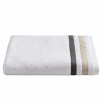 Biancoperla LIBRE Shower Towel, Beige/Grey