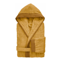 Biancoperla MOJAVE Hooded bathrobe, Bronze