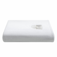 Biancoperla SOFT Shower Towel, White/Oyster