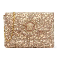 Versace Women's 'La Medusa Crystal' Clutch Bag
