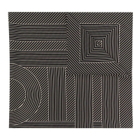 Totême 'Striped Monogram' Halstuch für Damen