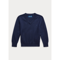 Ralph Lauren Toddler & Little Boy's 'Interlock V-Neck' Sweater