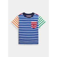Ralph Lauren 'Striped Pocket' T-Shirt für Kleinkind & Kleiner Junge