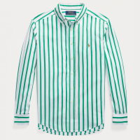 Ralph Lauren 'Striped Poplin' Hemd für großes Jungen