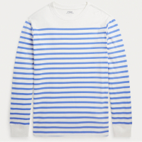 Ralph Lauren 'Striped' Langärmeliges T-Shirt für großes Jungen