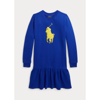 Ralph Lauren Big Girl's 'French Knot Big Pony Dress' Sweater Dress