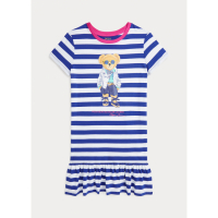 Ralph Lauren 'Polo Bear' T-Shirt-Kleid für große Mädchen