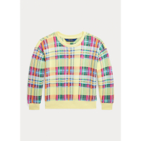 Ralph Lauren Sweatshirt 'Plaid French Terry' pour Petites filles
