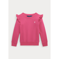 Ralph Lauren Sweatshirt 'Ruffled Terry' pour Petites filles