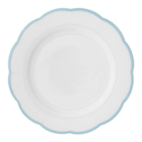 Bitossi 'Scalloped Light Blue Rim' Dinner Plate - 27.5 cm