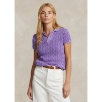 Polo Ralph Lauren 'Cable-Knit Polo Shirt' pour Femmes