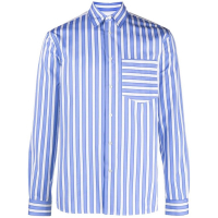 Jw Anderson Men's 'Striped Panelled' Shirt
