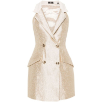 Elisabetta Franchi Women's 'Notched-Lapels Tweed' Mini Dress