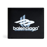 Balenciaga Portefeuille 'Logo-Print' pour Hommes