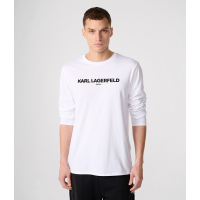 Karl Lagerfeld 'Classic Logo' Langärmeliges T-Shirt für Herren