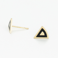 Oro Di Oro Boucles d'oreilles 'Triangles Incas' pour Femmes